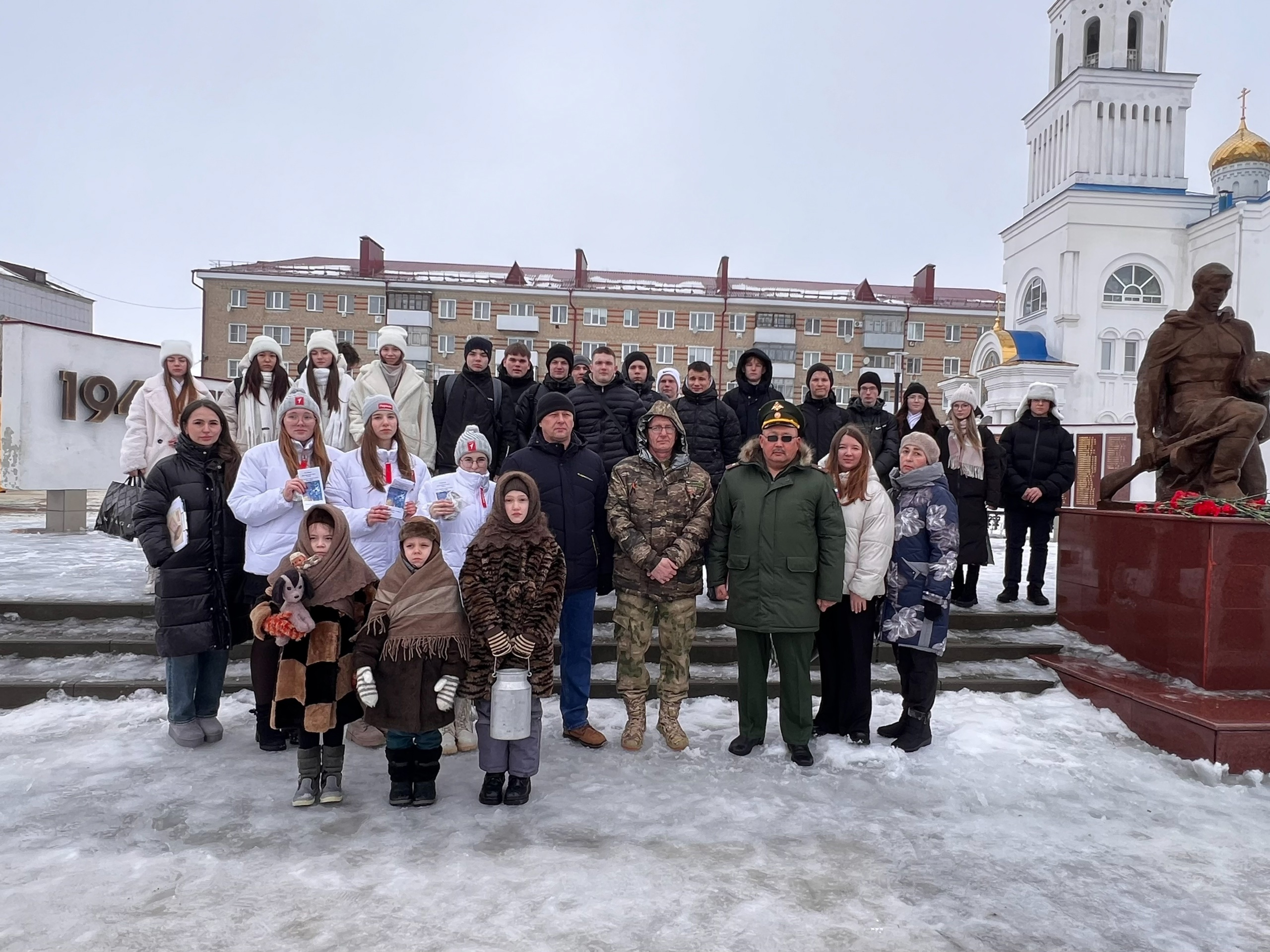 В городе Краснослободске состоялась акция «Блокадный хлеб».