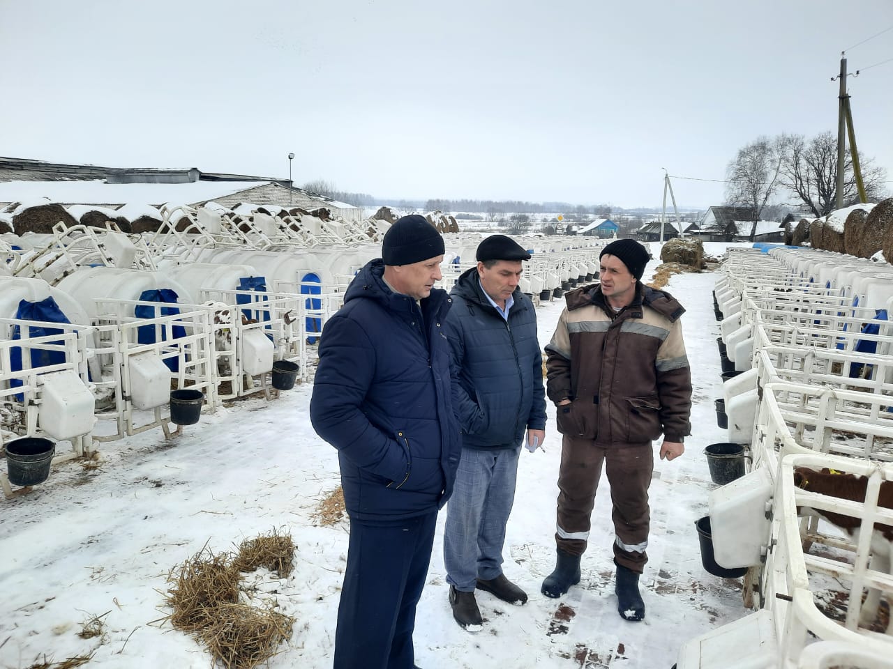 Рабочий визит на сельскохозяйственное предприятие.