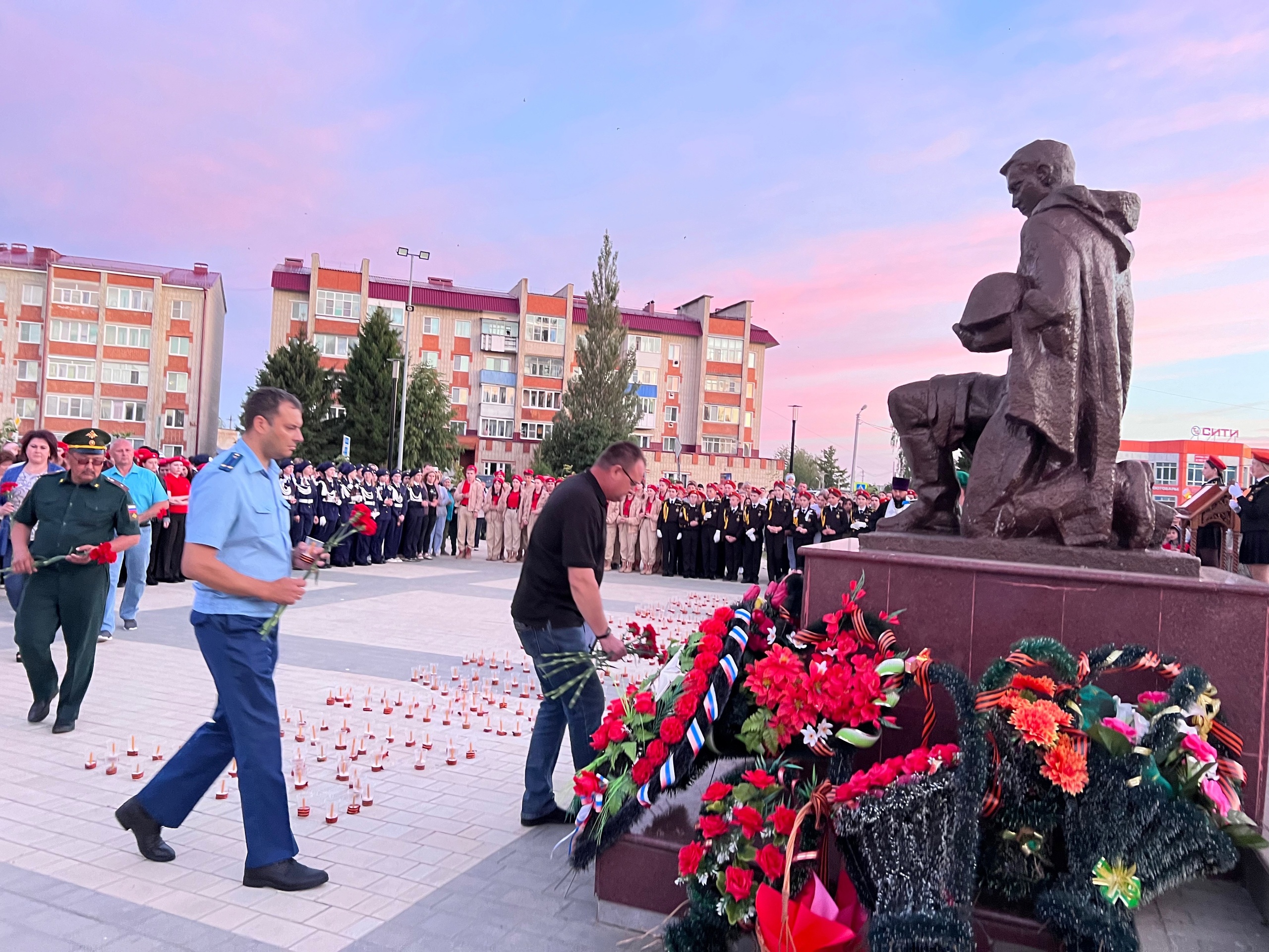 В Краснослободском районе прошла акция &quot;Свеча Памяти&quot;.