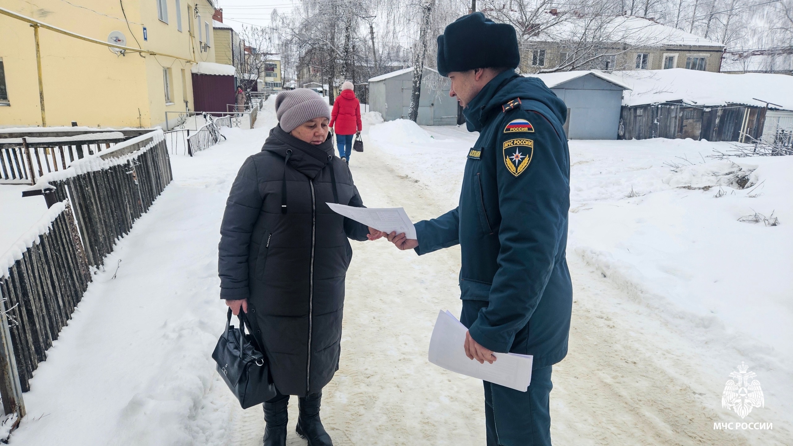 Инспекторы государственного пожарного надзора провели профилактический рейд в Краснослободском районе..