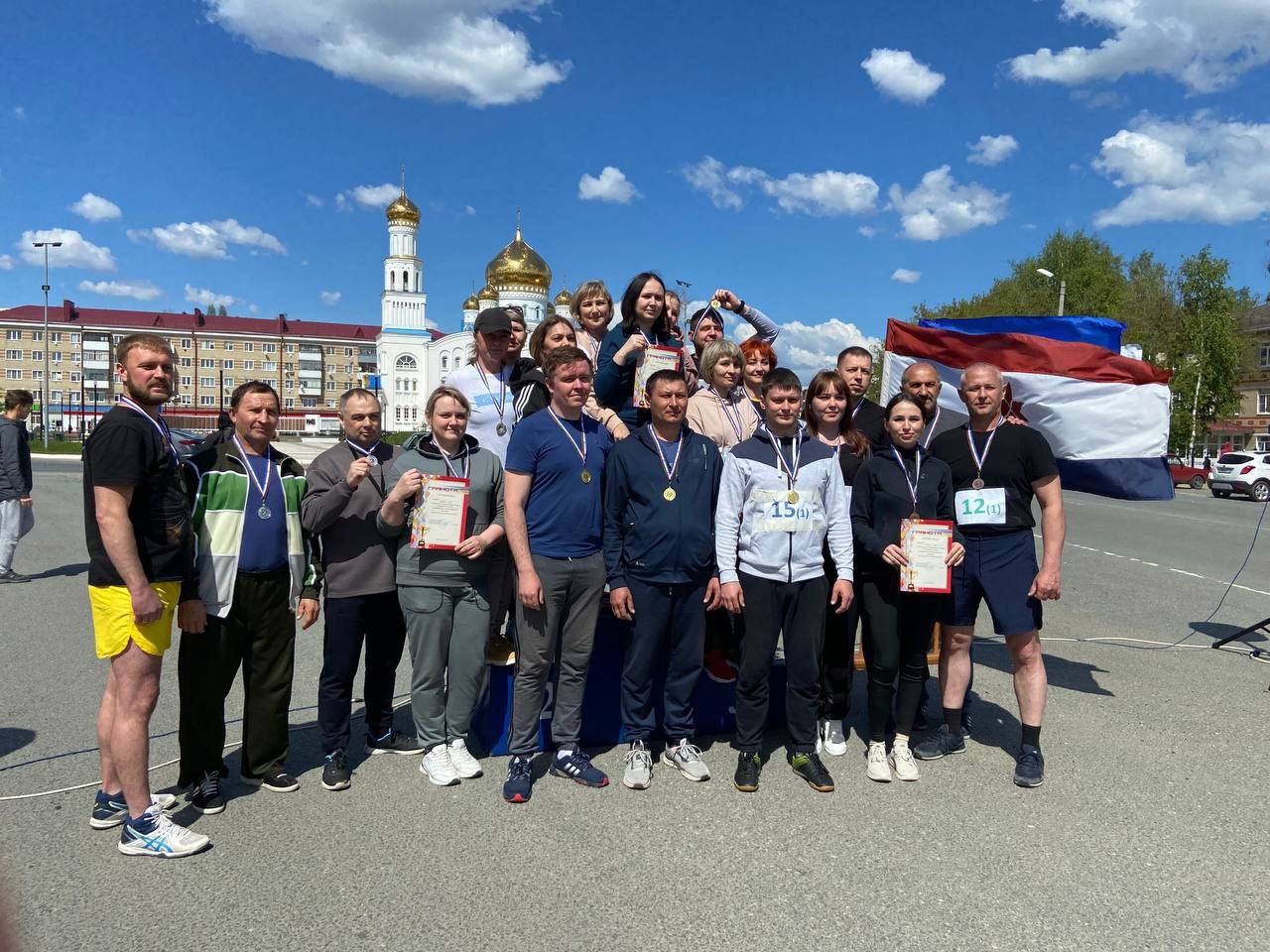 В г. Краснослободске прошла 49-я традиционная легкоатлетическая эстафета, посвященная Дню Победы!.
