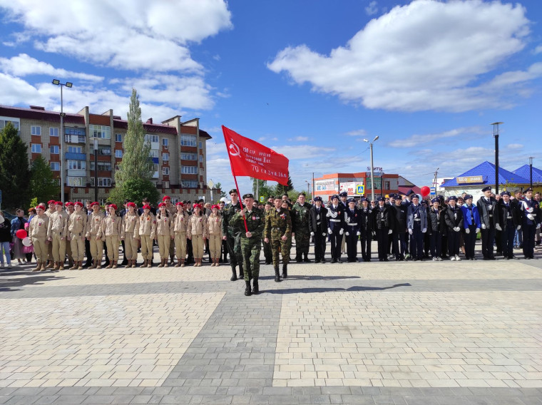 Празднование Дня Победы.