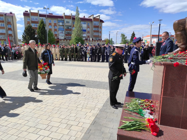 Празднование Дня Победы.
