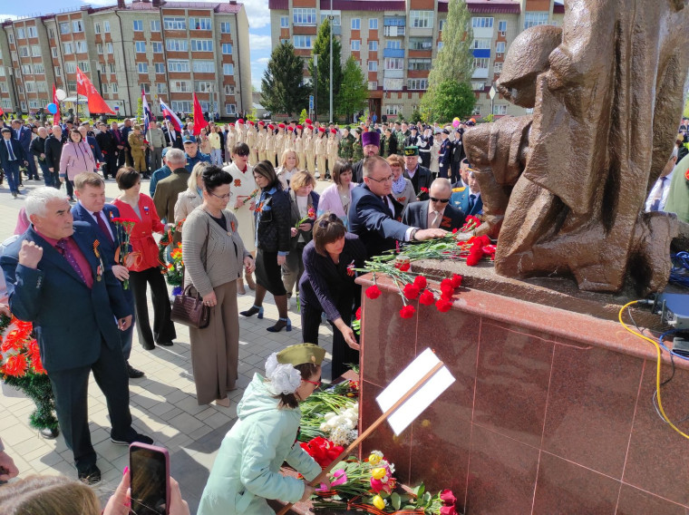 Празднование Дня Победы.