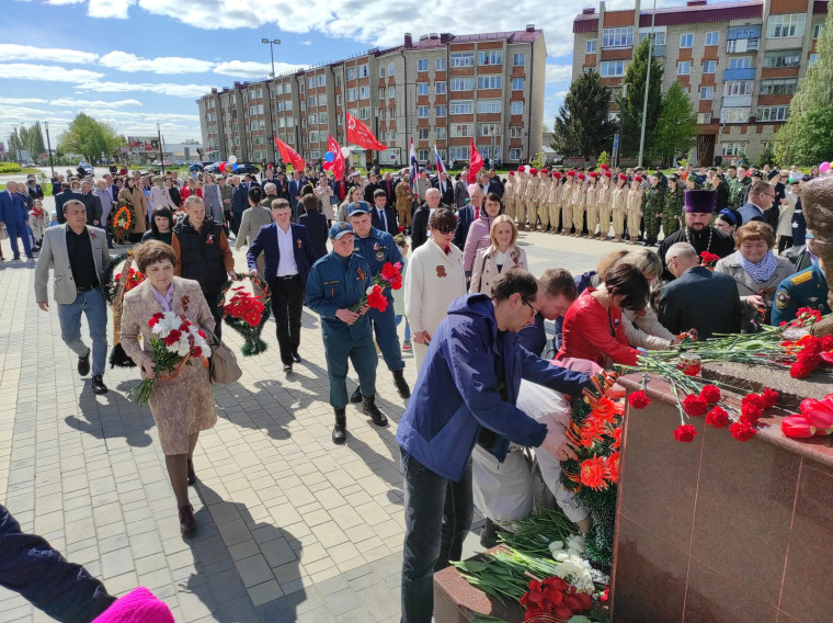 Празднование Дня Победы.
