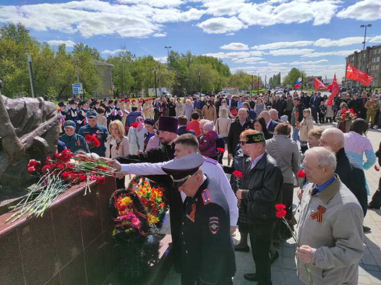 Празднование Дня Победы.