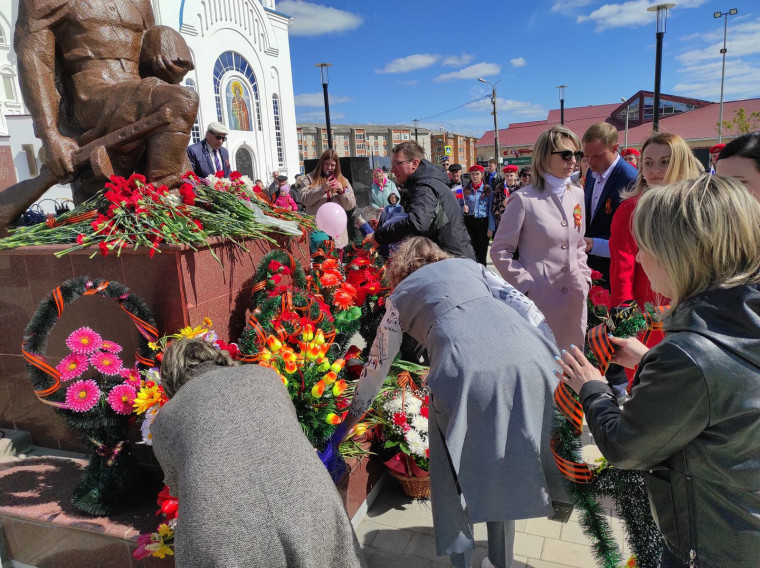 Празднование Дня Победы.