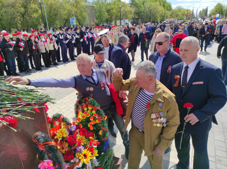 Празднование Дня Победы.
