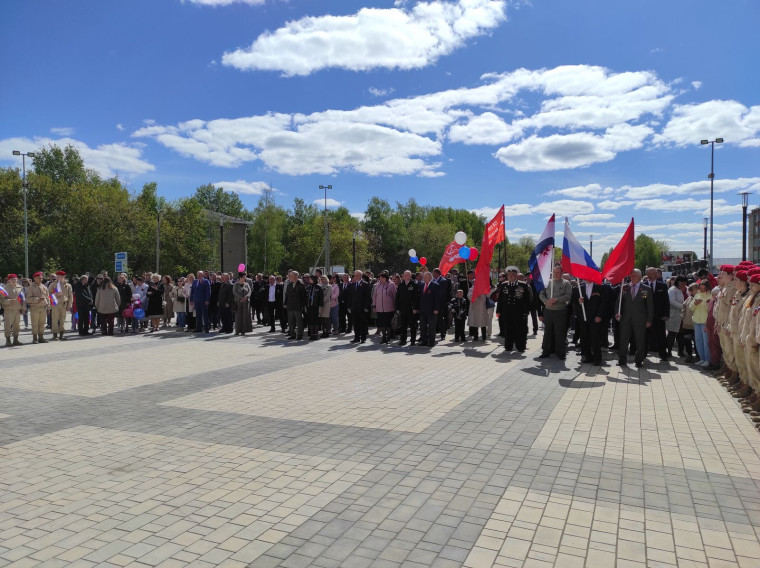 Празднование Дня Победы.