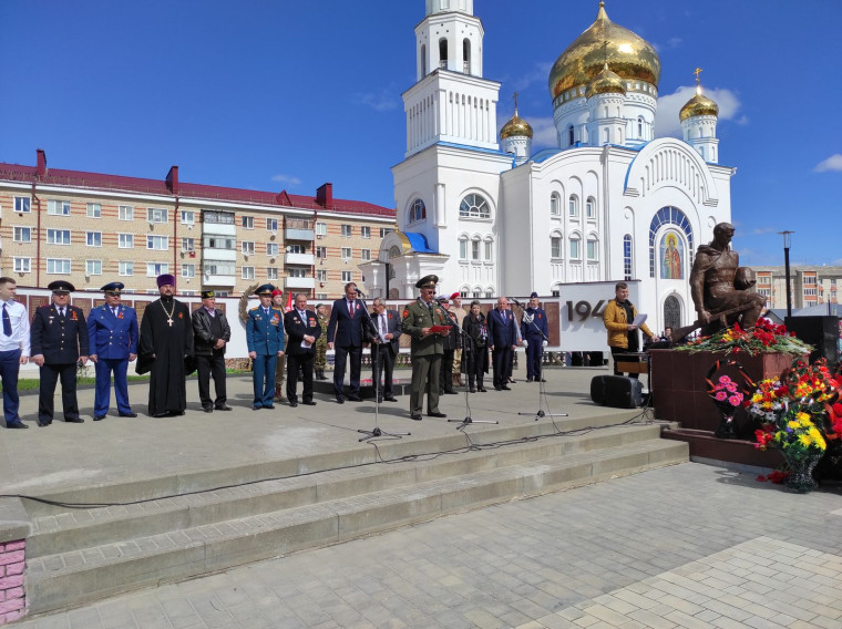 Празднование Дня Победы.