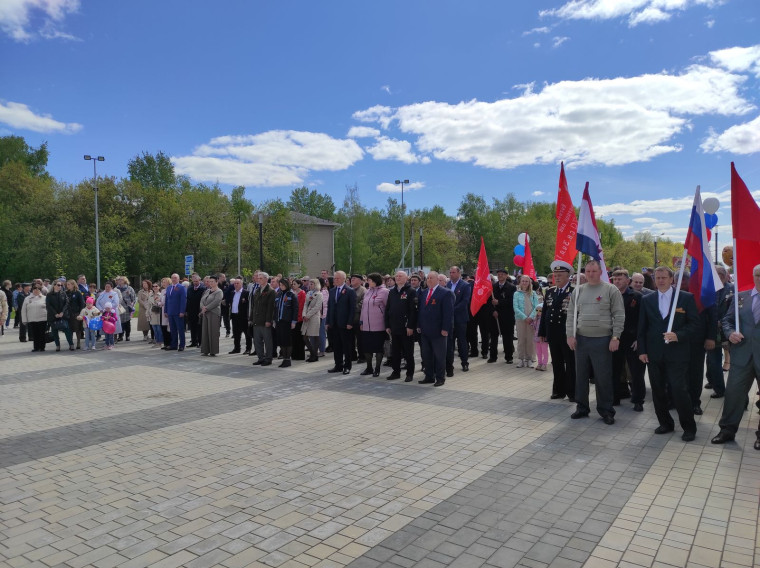 Празднование Дня Победы.
