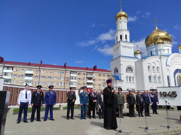 Празднование Дня Победы.