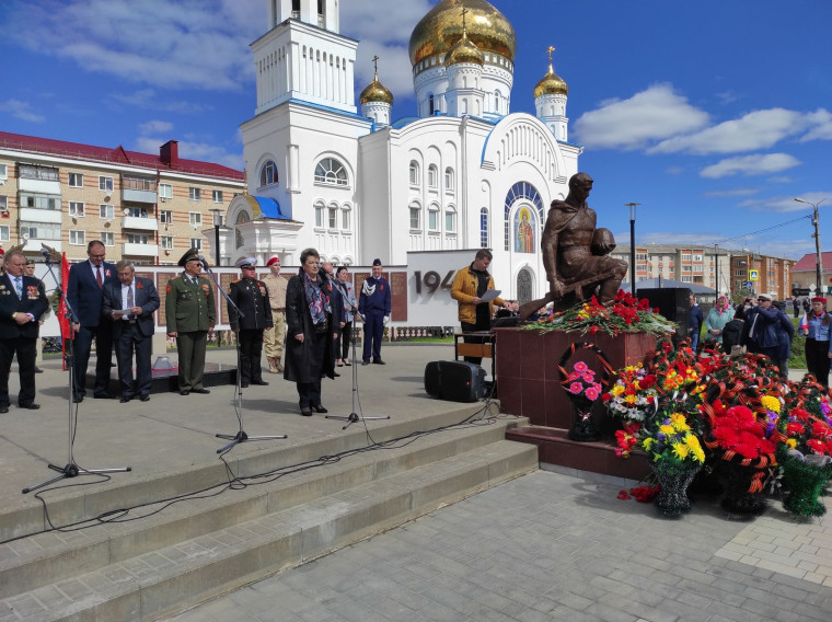 Празднование Дня Победы.