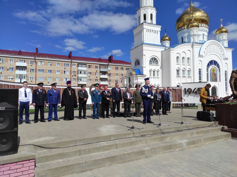 Празднование Дня Победы.