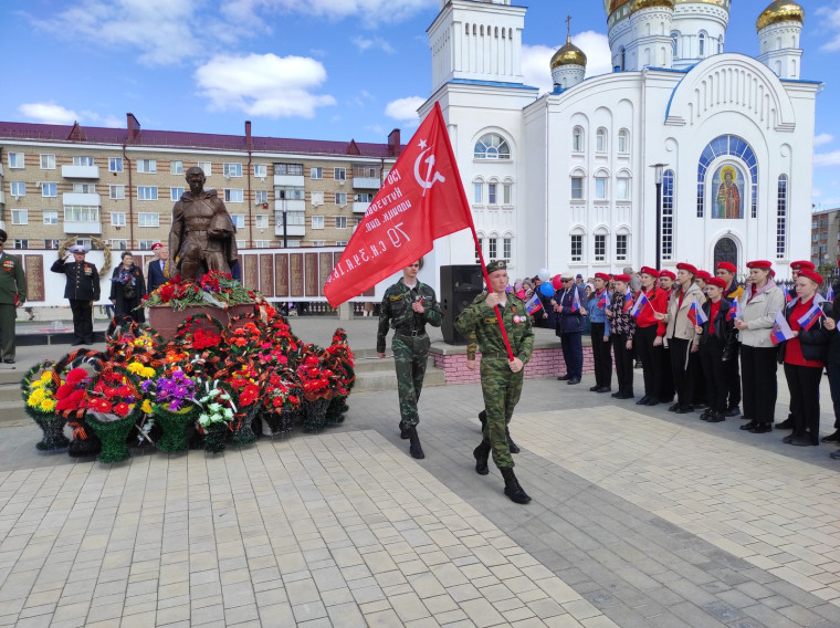 Празднование Дня Победы.