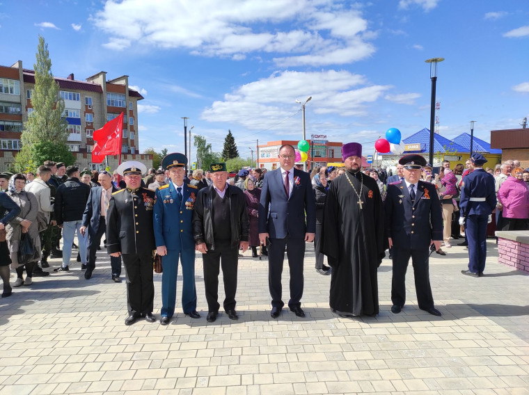 Празднование Дня Победы.