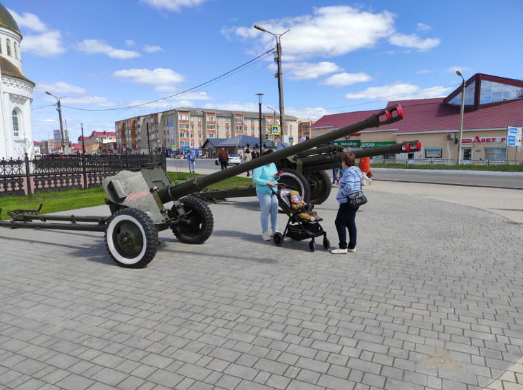Празднование Дня Победы.