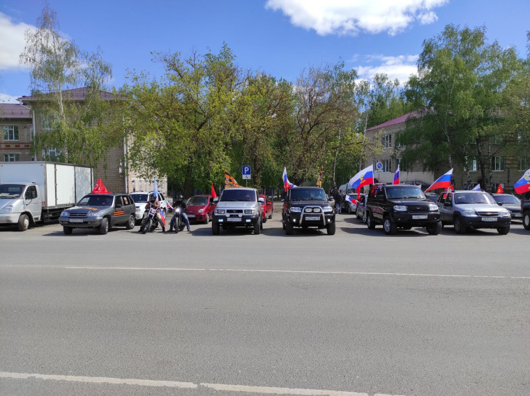 Празднование Дня Победы.