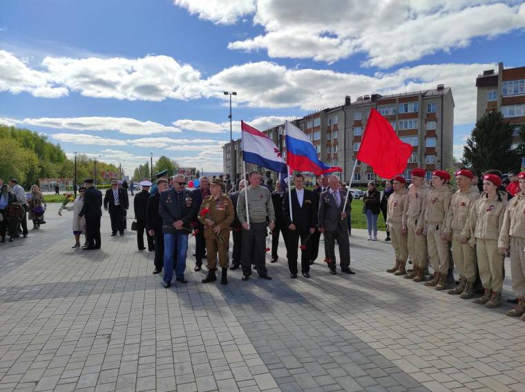 Празднование Дня Победы.
